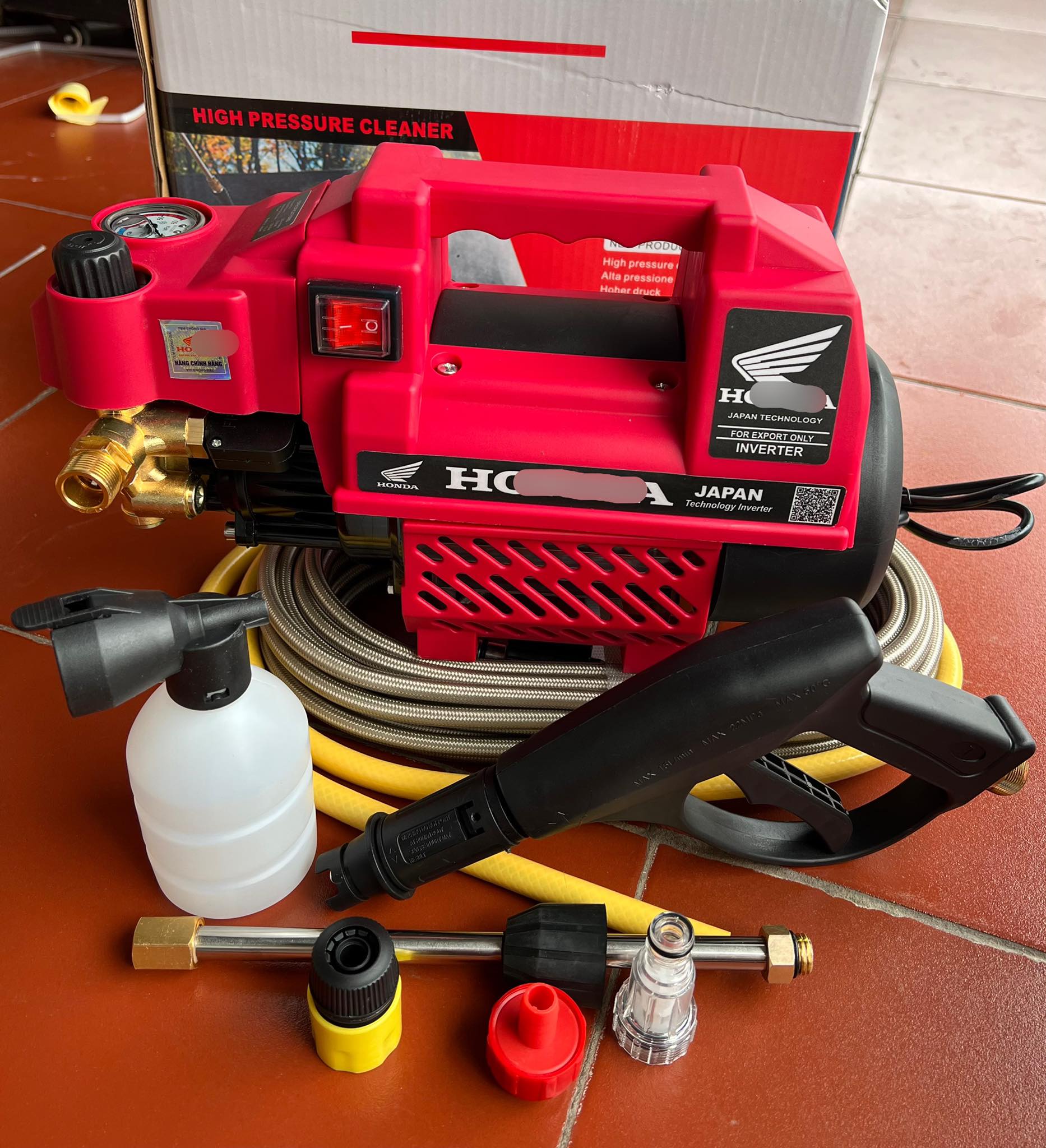 MÁY RỬA THÁILAN H11 PRO 3500W - CÓ CHỈNH - TẶNG KÈM BÌNH TẠO BỌT