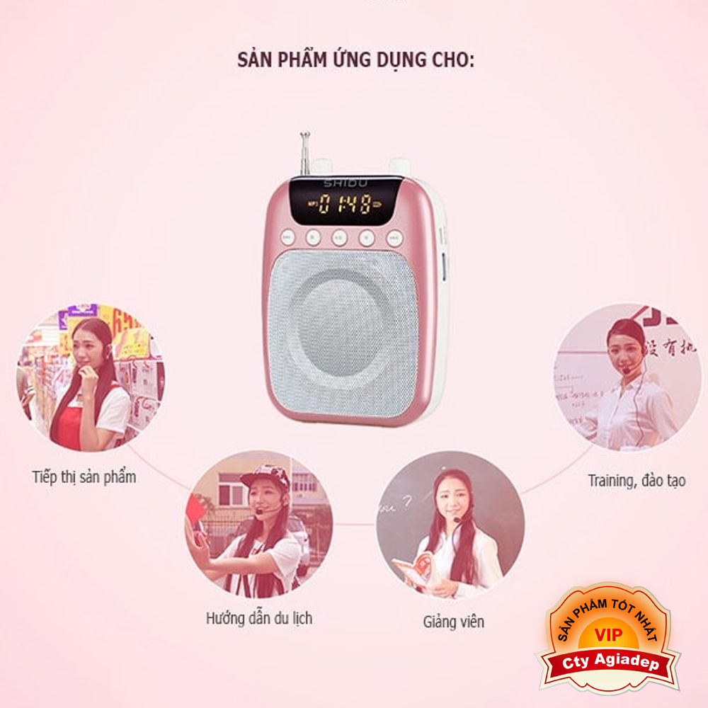 [Tổng hợp] Các loại Loa Mic trợ giảng Shidu S358(FM) - S6(UFH) bán chạy (Loa + mic ko dây + mic có dây + mic cổ áo)