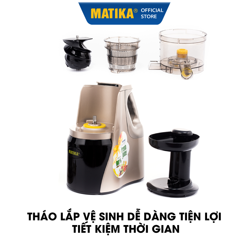 Máy Ép Chậm MATIKA 1L 150W MTK-3235, Hàng Chính Hãng