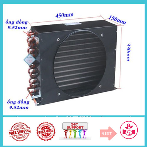 DÀN NÓNG COIL FNA 1.6/8.4 1HP lớnđược sử dụng rộng rãi trong các công trình lạnh, máy làm mát, máy sấy