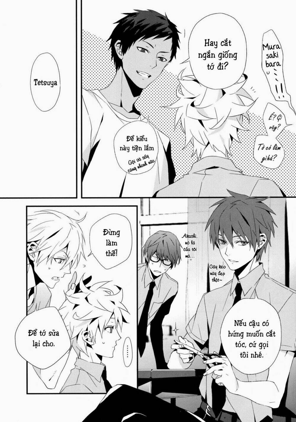 kuroko – tuyển thủ vô hình: color chart 1 chapter 1 14