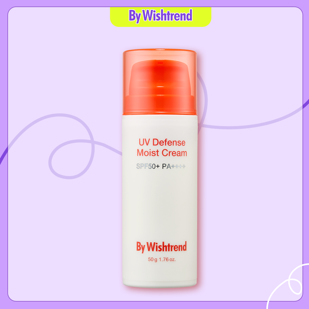 Combo 2 By Wishtrend Kem Chống Nắng UV Defense Moist Cream SPF50+PA++++ 50g