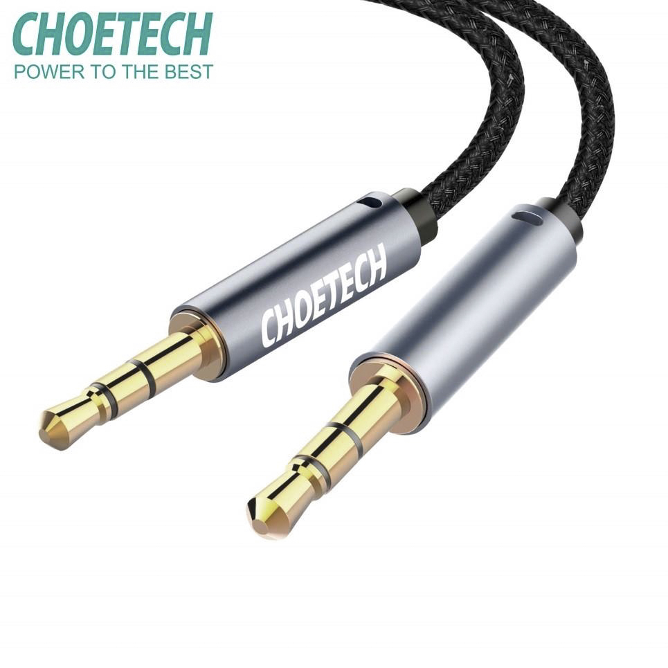 Cáp audio Aux CHOETECH 2 đầu - Hàng Chính Hãng