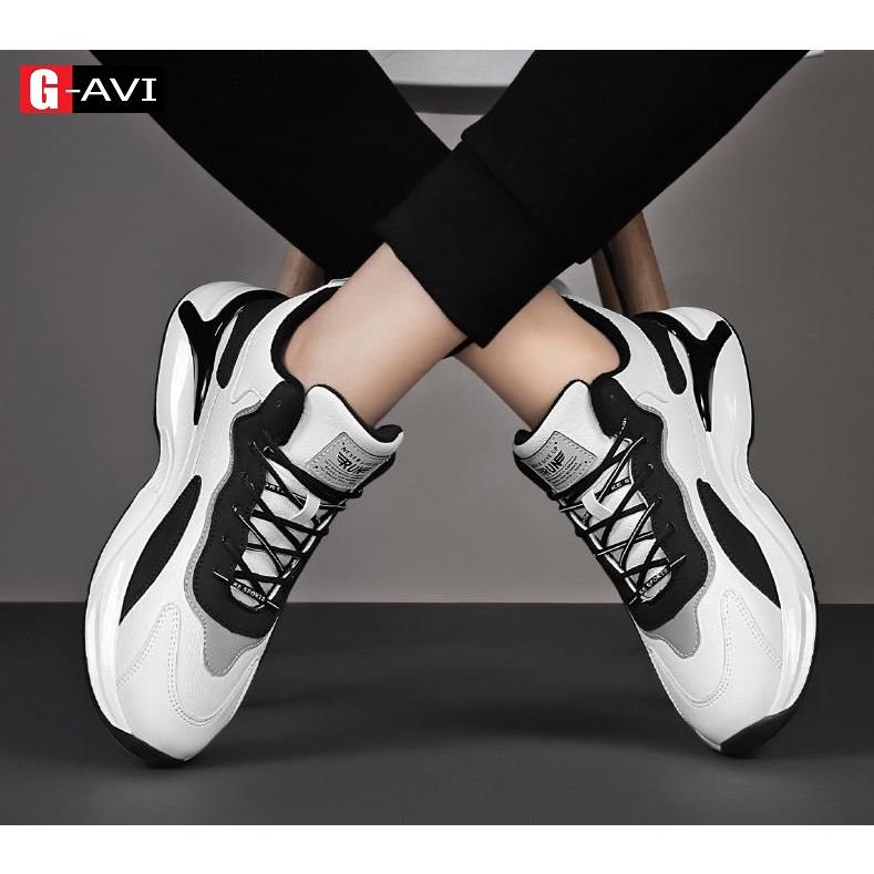 Giày Sneaker Nam Tăng 5cm Phản Quang Đẹp Thời Trang Phong Cách Trẻ Trung Dễ Phối Đồ SVISHOP - K88