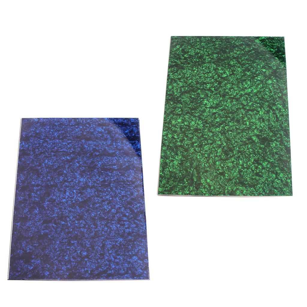 2 Pieces  Guitar Blank Scratch Plate Pickguard Sheet Material