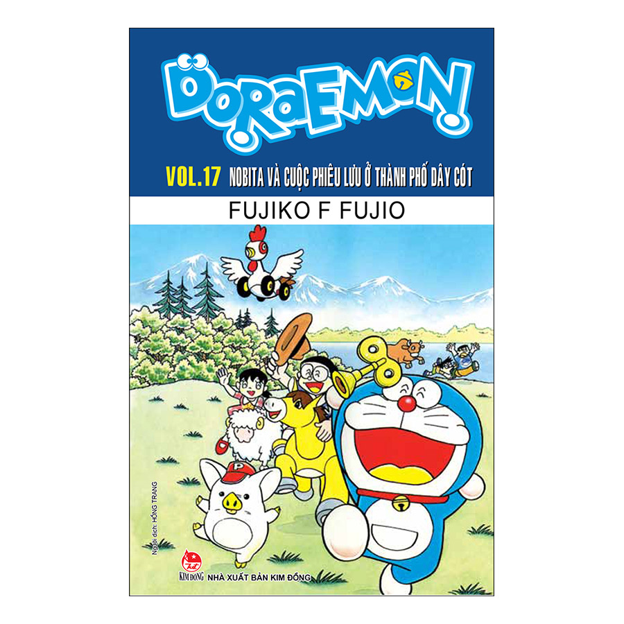 Doraemon Truyện Dài - Tập 17 - Nobita Và Cuộc Phiêu Lưu Ở Thành Phố Dây Cót (Tái Bản 2019)