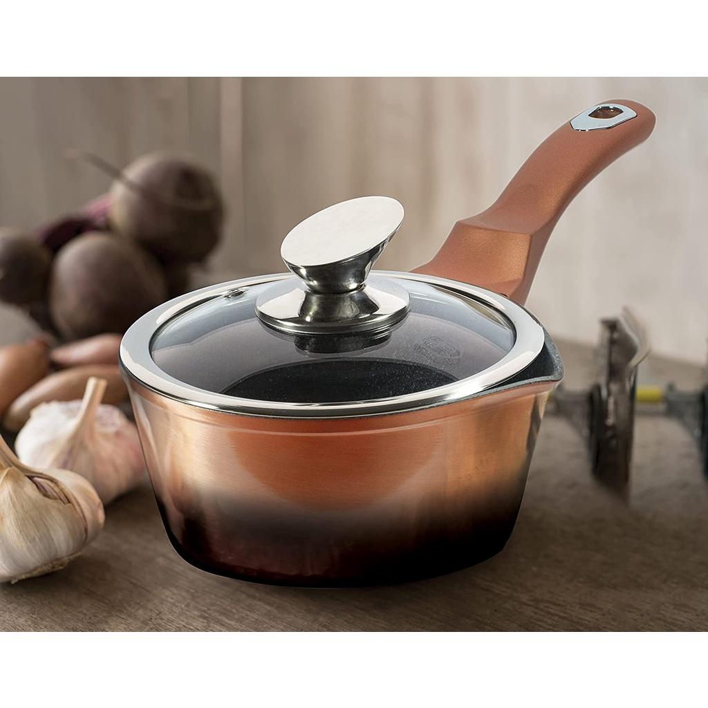 Bộ Nồi Berlinger Haus, Bội Nồi 15Chi Tiết, Dẫn Nhiệt Tốt, Dùng Cho Mọi Loại Bếp, Nhập Đức