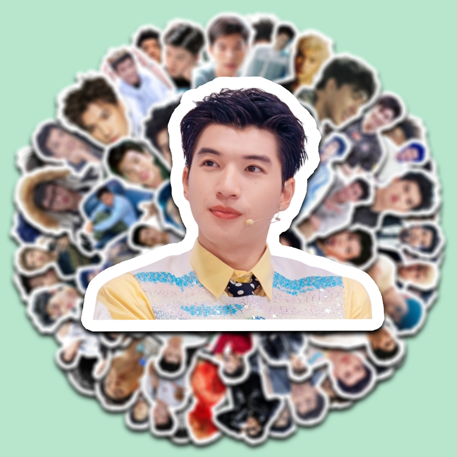 Sticker HIEUTHUHAI Anh trai say hi Cắt Sẵn Hình Dán Trang Trí Mũ Bảo Hiểm Laptop Điện Thoại Ván Trượt Sổ tay Notebook