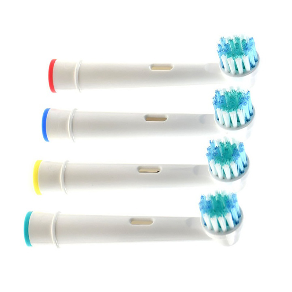 Cho máy Oral-B, Bộ 4 đầu bàn chải đánh răng điện thay thế  xuất xứ Đức, Làm sạch cao răng, tẩy cặn, cho răng sáng bóng