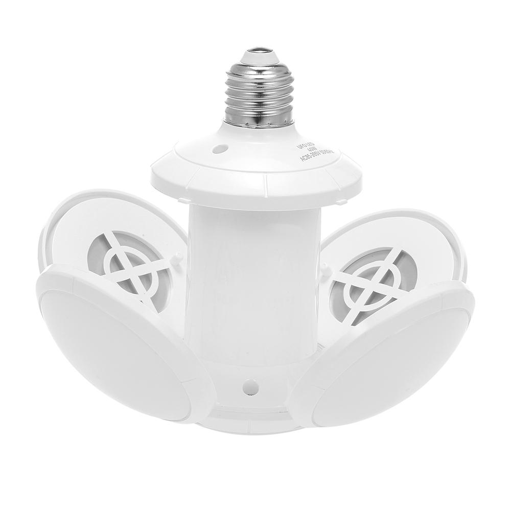 LED Garage Lights Deformable 40W LED Basement Lights E26/E27 LED Light Bulb Ceiling Lighting Daylight Lamps with 4