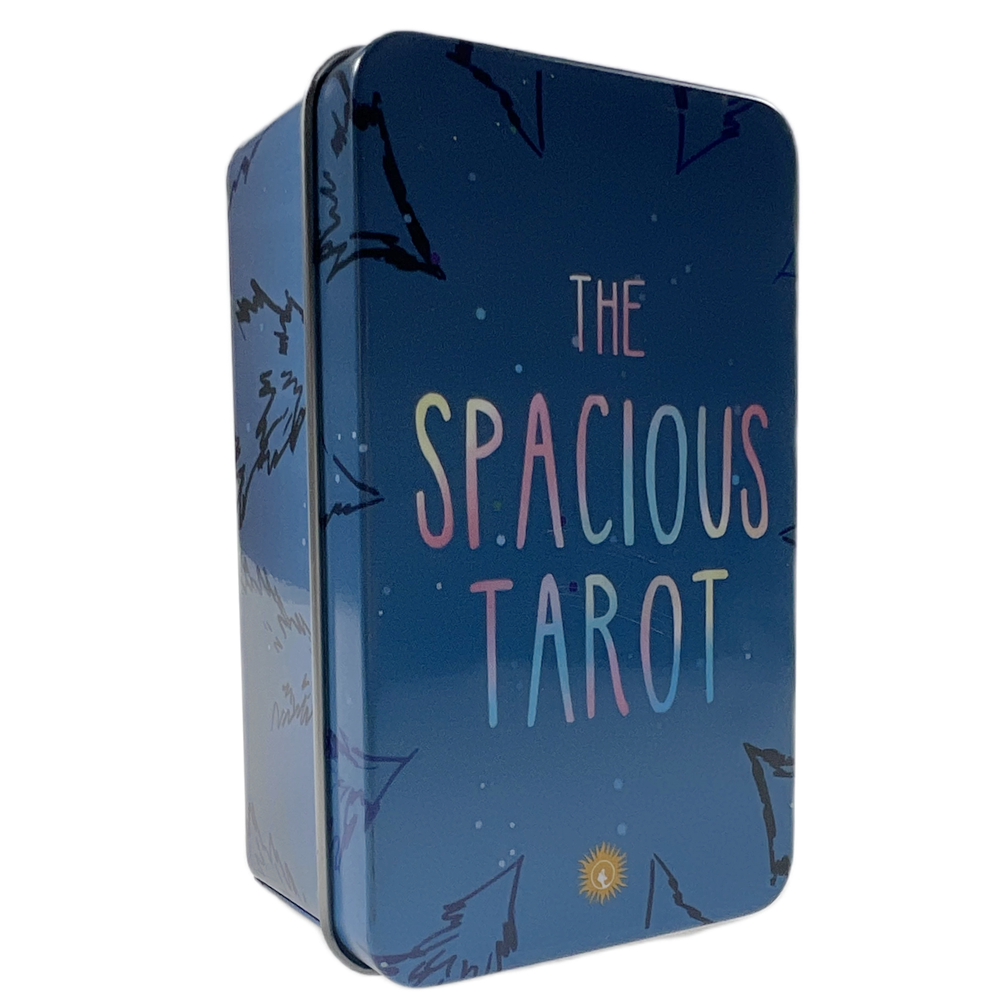 [Mạ Cạnh] Bộ Bài The Spacious Tarot Hộp Thiếc 78 Lá 98x58 Mm Tặng Đá Thanh Tẩy