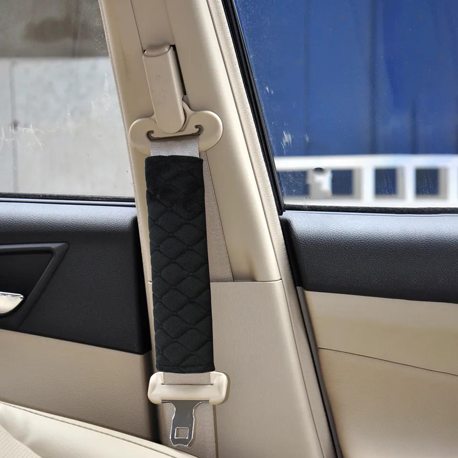 2Pcs Car Seat Belt Cover Decorations for Camera Bag Adults Kids Car