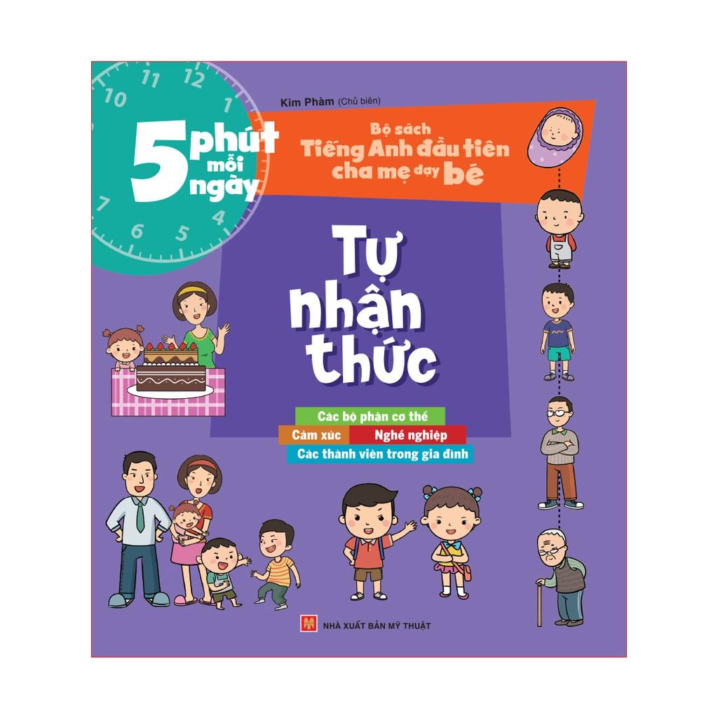 Sách Bộ Sách Tiếng Anh Đầu Tiên Của Bé - 5 Phút Mỗi Ngày - Minh Long