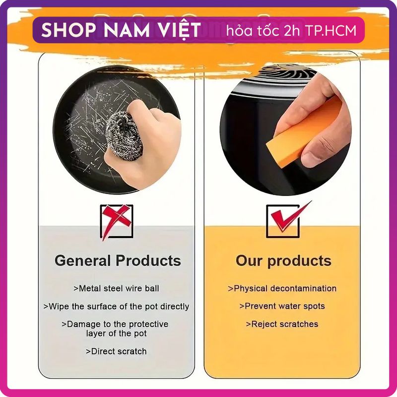 Viên Tẩy Rỉ Sét, Tẩy Vết Bẩn Bề Mặt