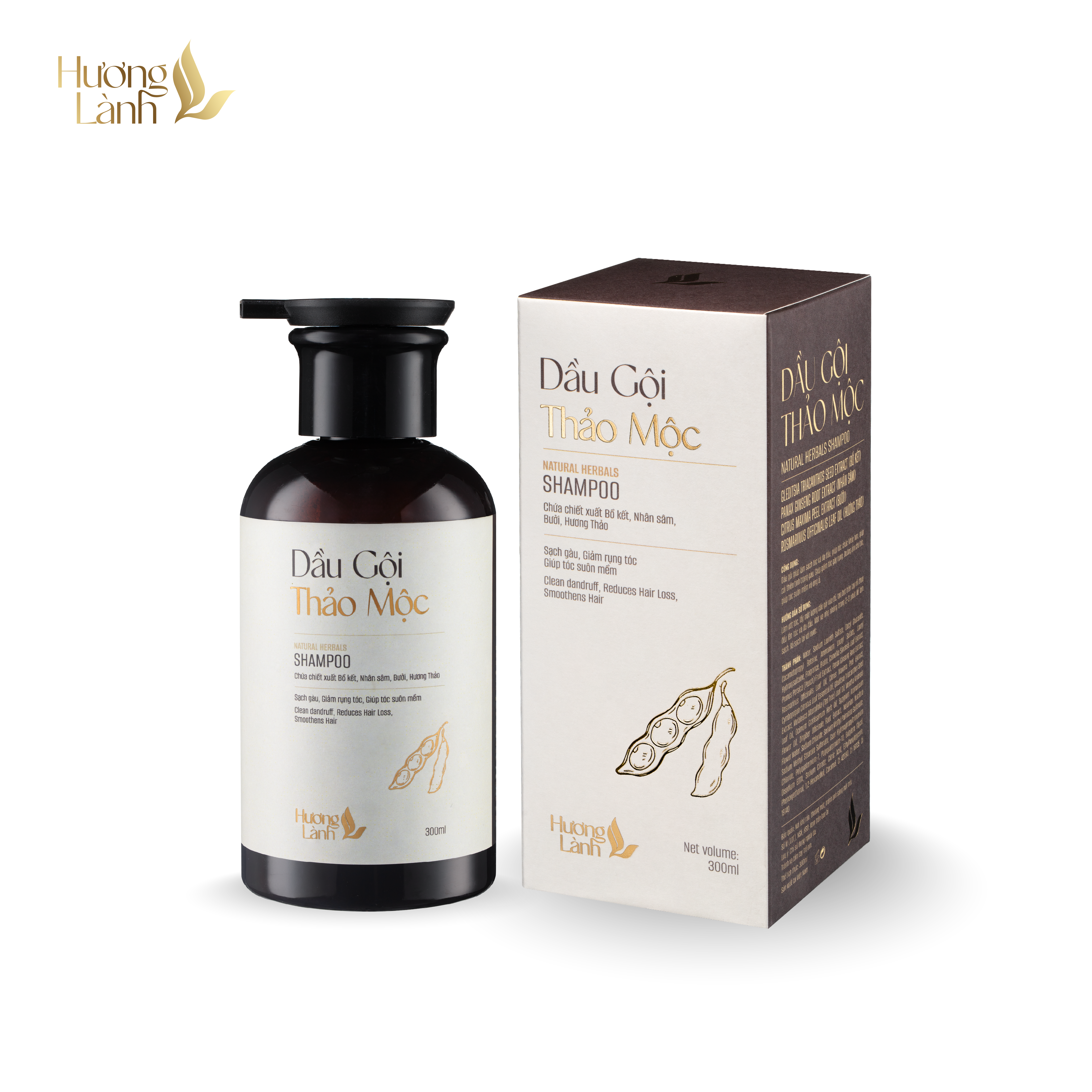 COMBO 2 chai Dầu gội Thảo mộc Hương Lành