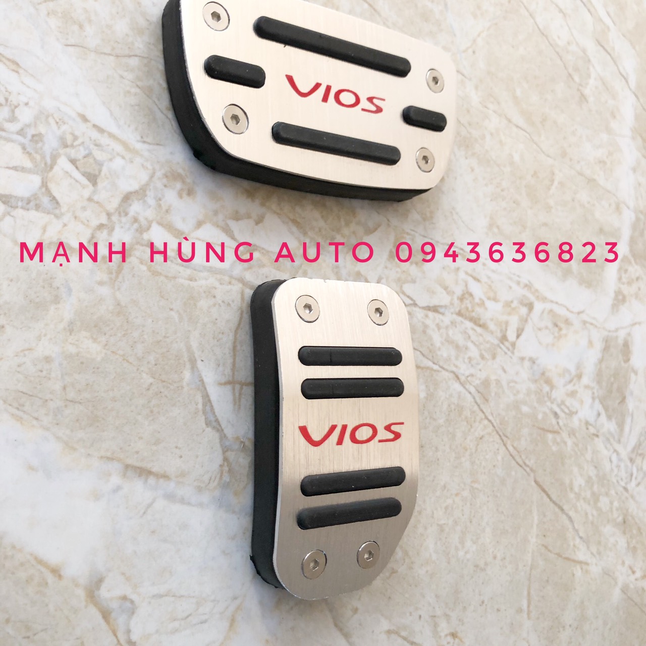 Bộ Ốp Chân Phanh - Chân Ga Dành Cho Xe TOYOTA VIOS