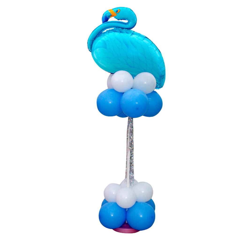 Tropical Flamingo Ballons Latex Balloon Column Set Birthday Party Decor Pink