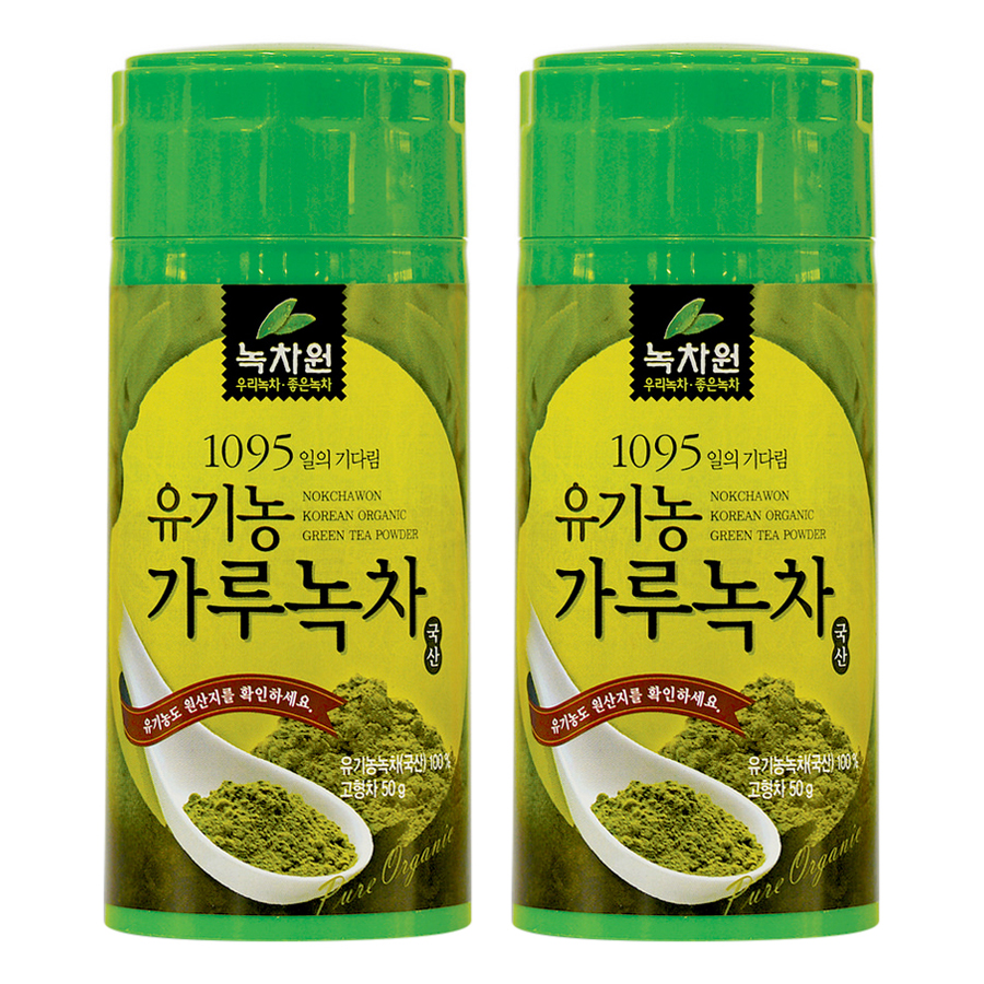 Combo 2 Bột Trà Xanh Nguyên Chất Nokchawon Green Tea Matcha (50g)