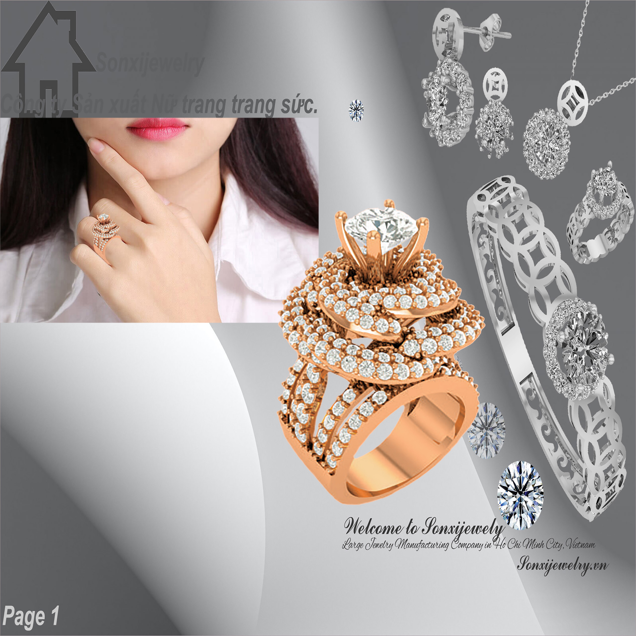 NHẪN NỮ MODERN MẪU ĐẸP 205
