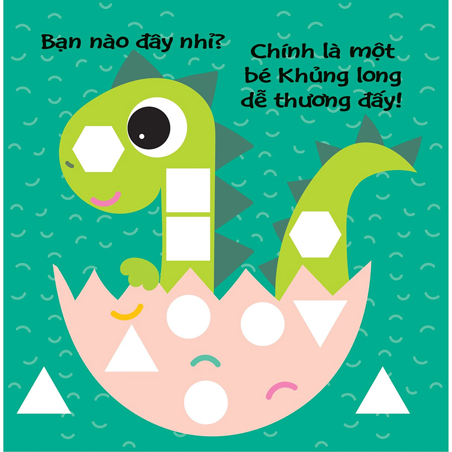 Sách Hình Dán Ngộ Nghĩnh - Phát Triển Khả Năng Quan Sát - Khủng Long