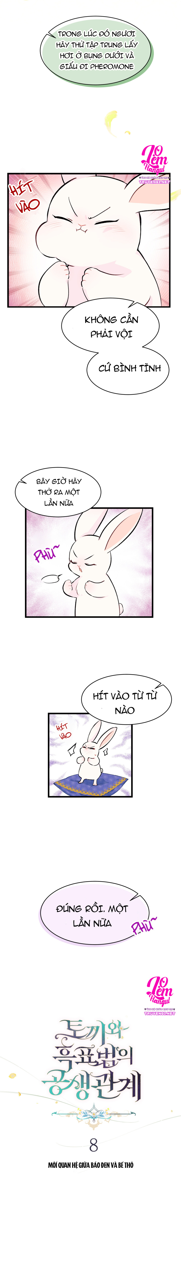 mối liên kết giữa báo đen và bé thỏ chapter 8 3