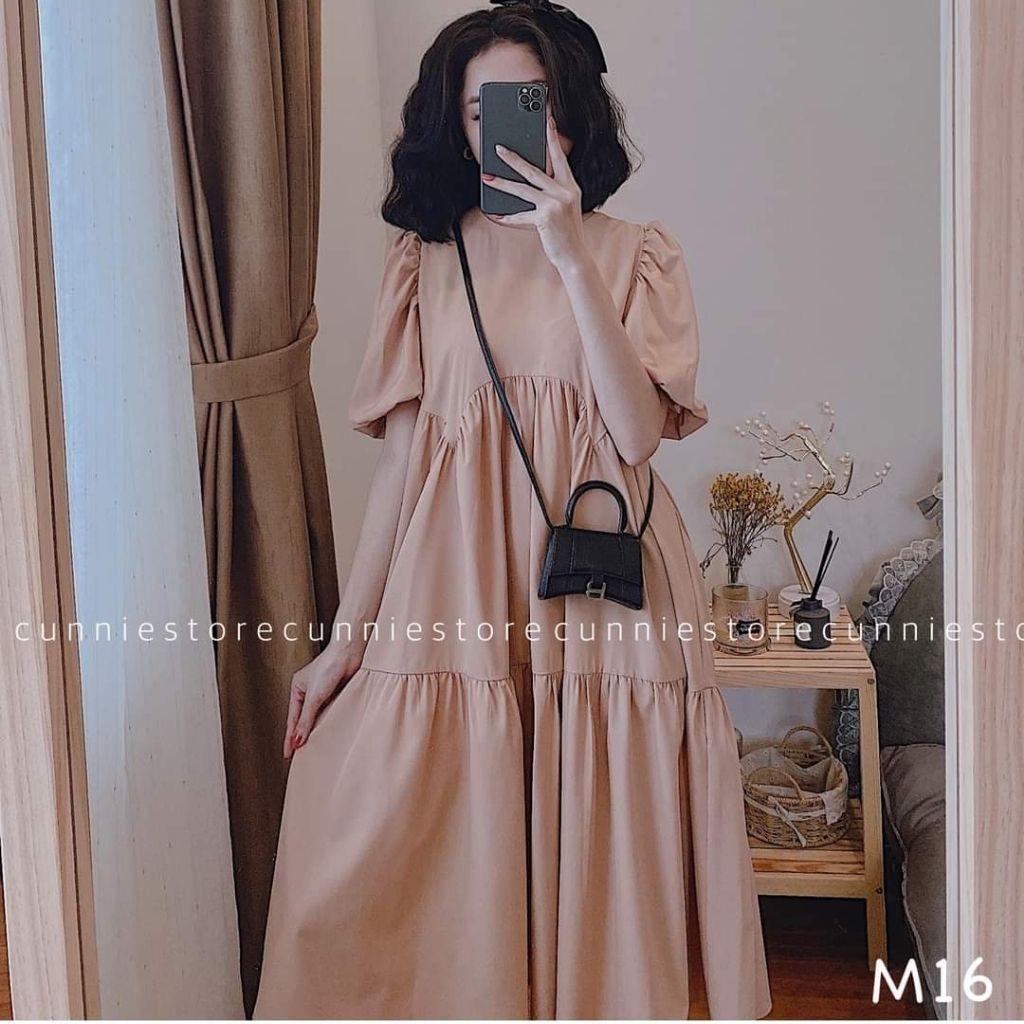 Váy Bầu Hè Dáng Suông Thiết Kế Đi Chơi Sang Chảnh HD2627 Honey Mommy Đầm Bầu Công Sở Ngắn Tay