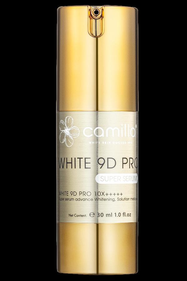 Serum White 9D Pro 10X Mỹ Phẩm CAMILLA Dưỡng Trắng Da, Đẩy Lùi Sạm, Nám, Tàn Nhang, Nhỏ Lỗ Chân Lông Dành Cho Mọi Loại Da - SUPER SERUM ADVANCE WHITE 9D PRO WHITE 9D PRO 10X