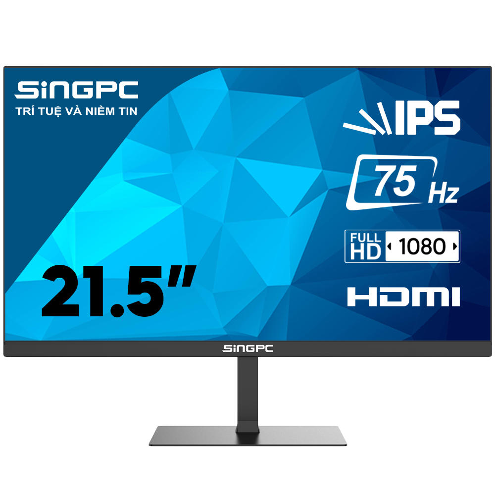 Màn hình SingPC IPS 21.5 inch (Q22F75-IPS) - Hàng chính hãng