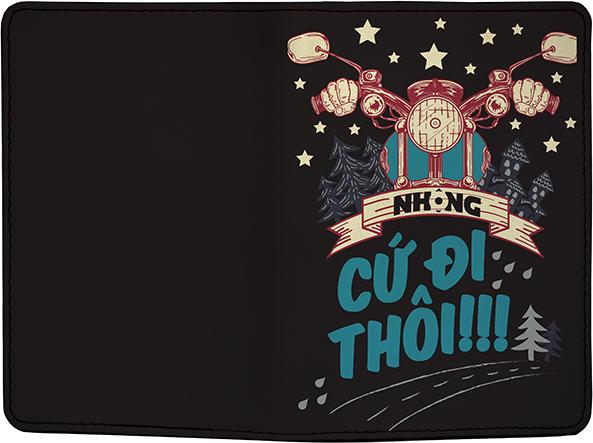 Bao Da Hộ Chiếu / PASSPORT Mika Nhộng CU DI THOI-003-P - Đen