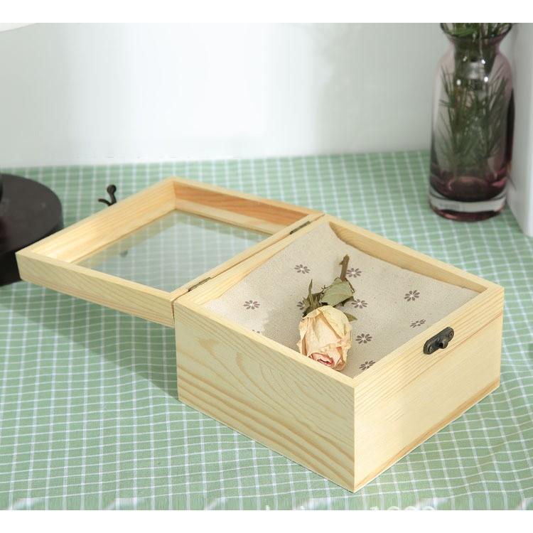 +Hộp Gỗ Thông Sấy+Hộp Đựng Quà Đựng Hoa Khô+Hộp Trồng Cây+Đèn Giấy+Hộp Vẽ Resin 20x20x8.5cm
