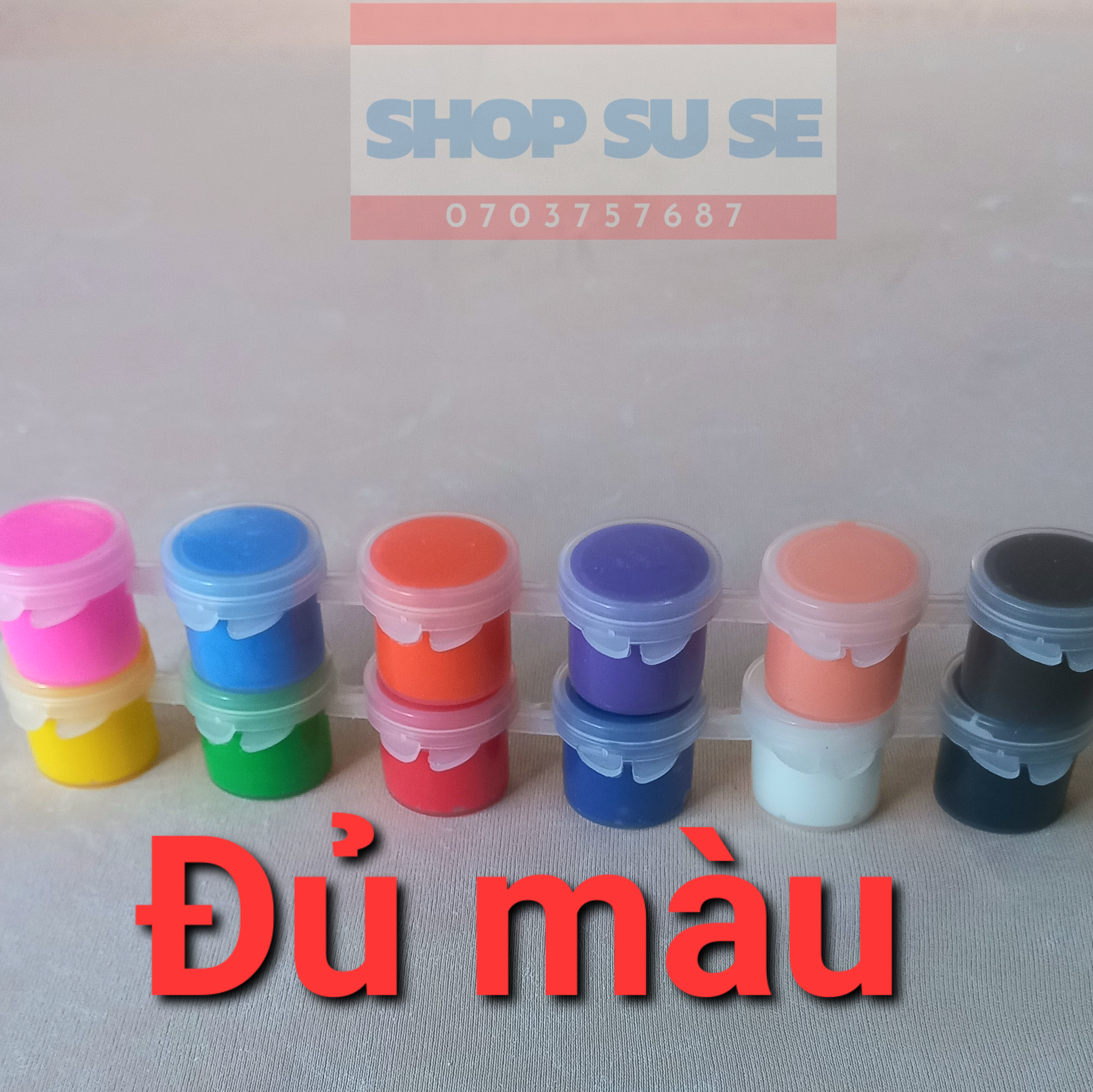 Màu nước tô tượng 5ml. Combo 2 vĩ