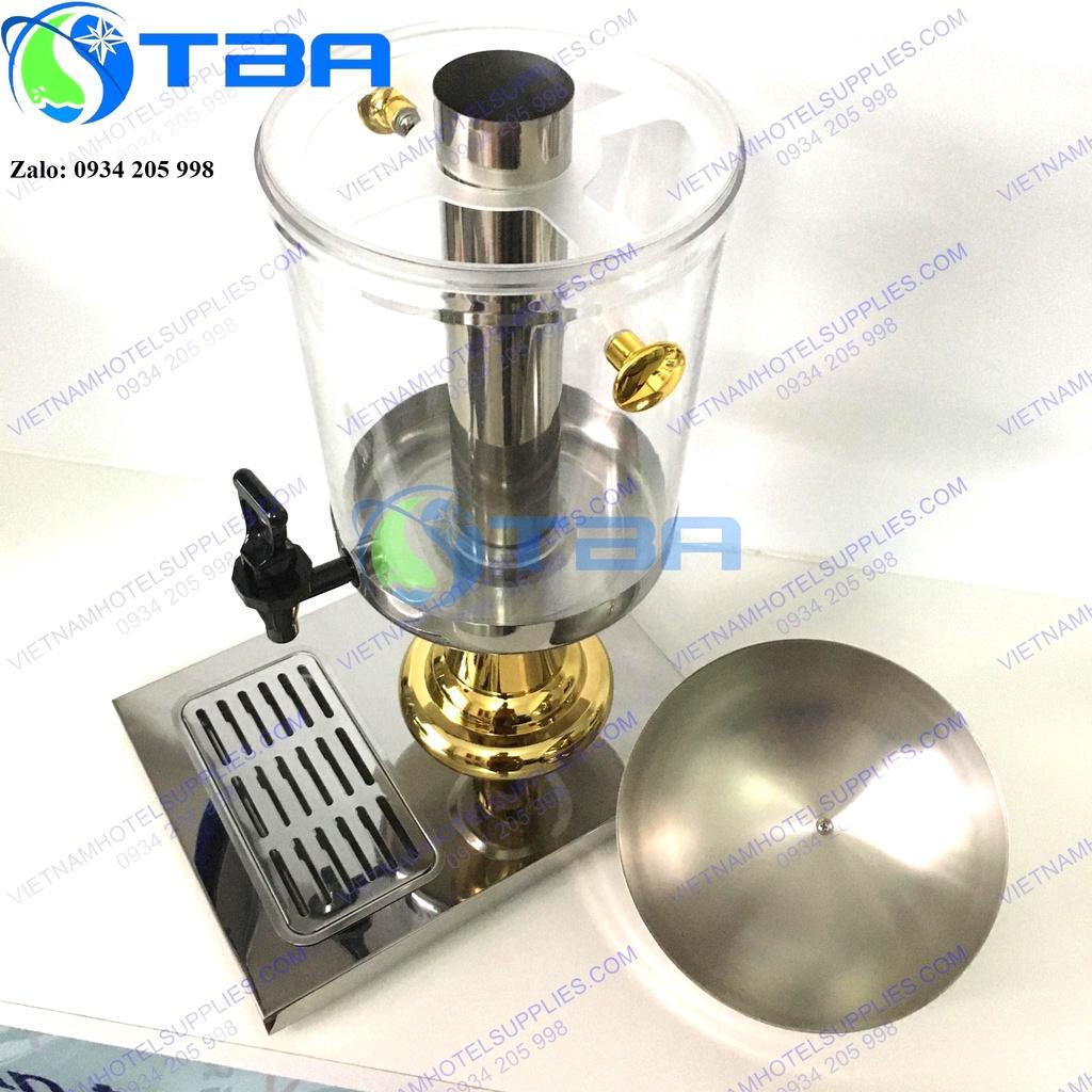 Bình nước trái cây 8L chân mạ vàng chất lượng cao