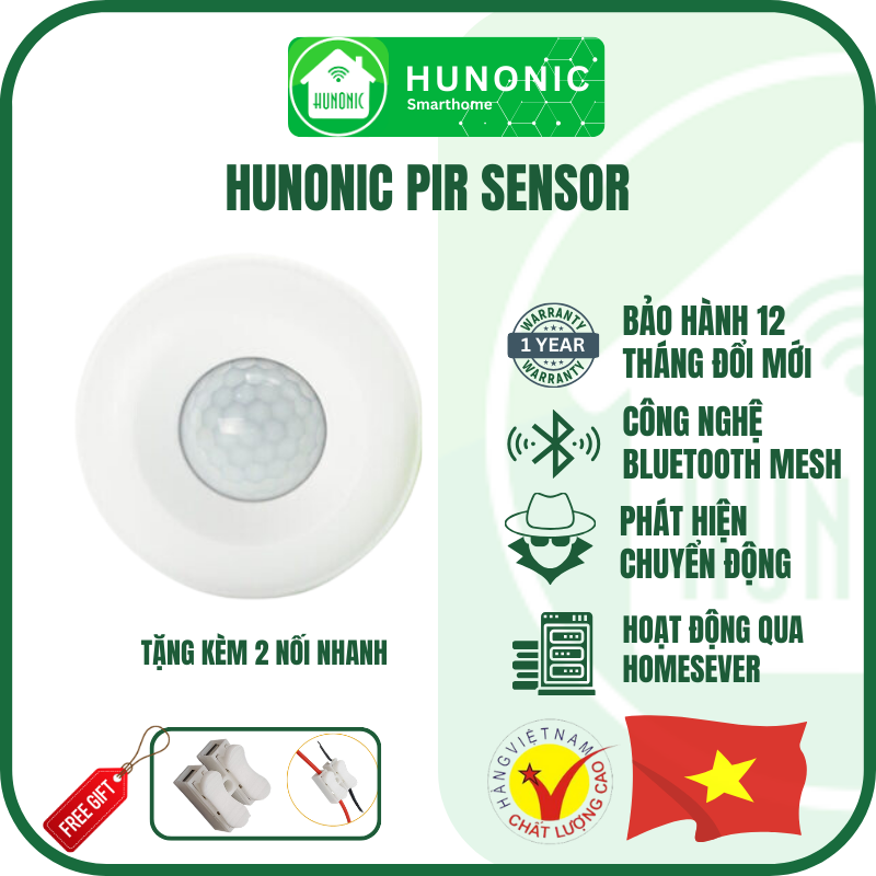 Bộ Cảm Biến Chuyển Động Hunonic Pir Sensor