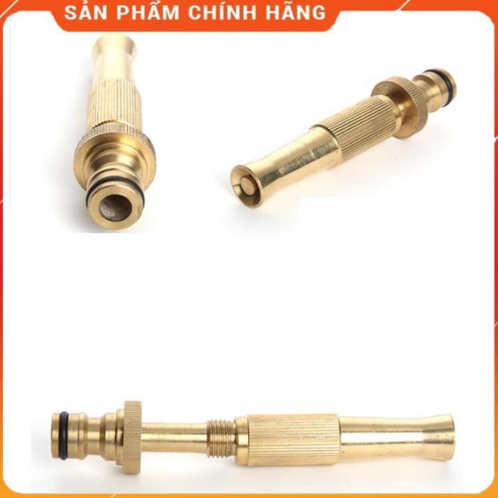 Máy bơm️Evoucher️ Bộ dây vòi xịt nước rửa xe, tưới cây , tăng áp 3 lần, loại 7m, 10m 206587 đầu đồng, cút đồng