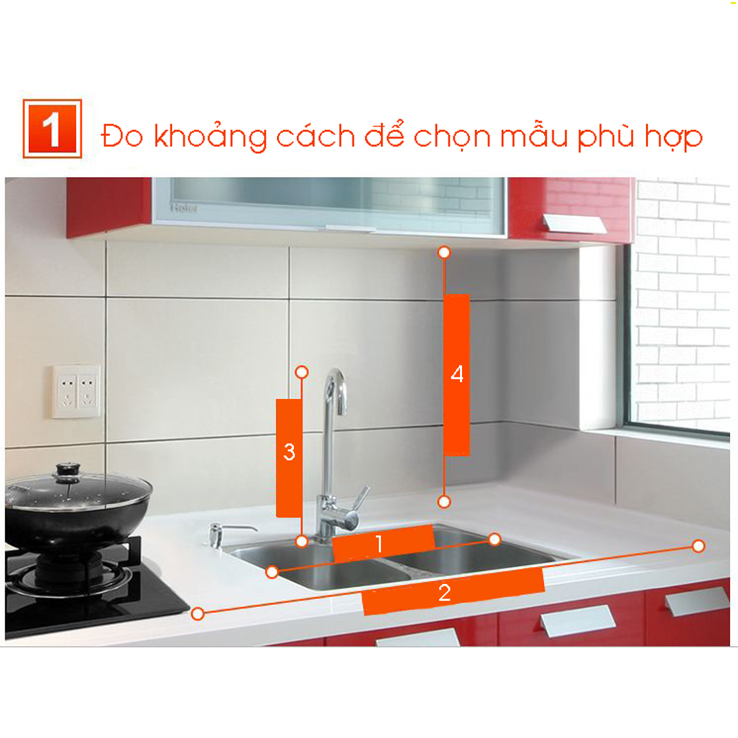 Kệ để chén bát đĩa dao thớt inox cao cấp phía trên chậu rửa RE0388