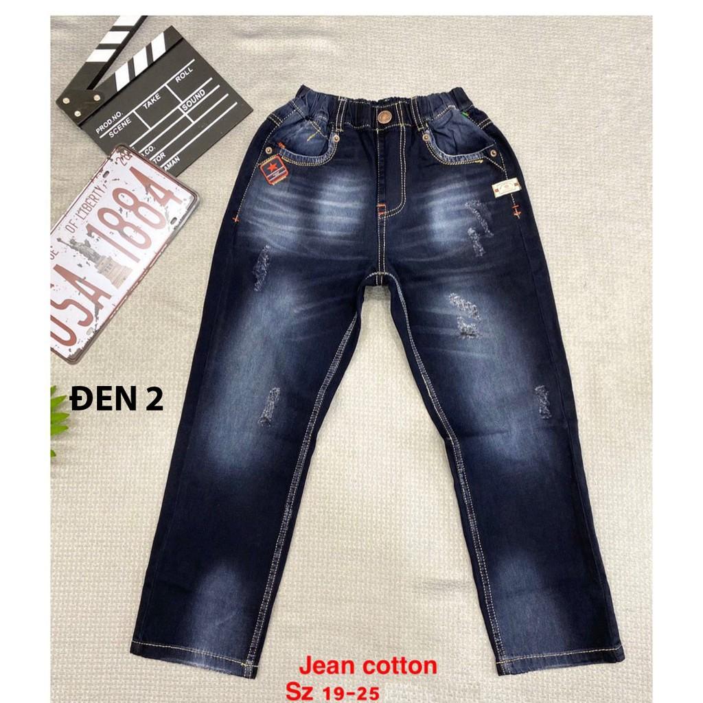 QUẦN JEAN DÀI CHO BÉ TRAI SIZE TỪ 29-44kg MỀM MỊN CO GIÃN - QT94