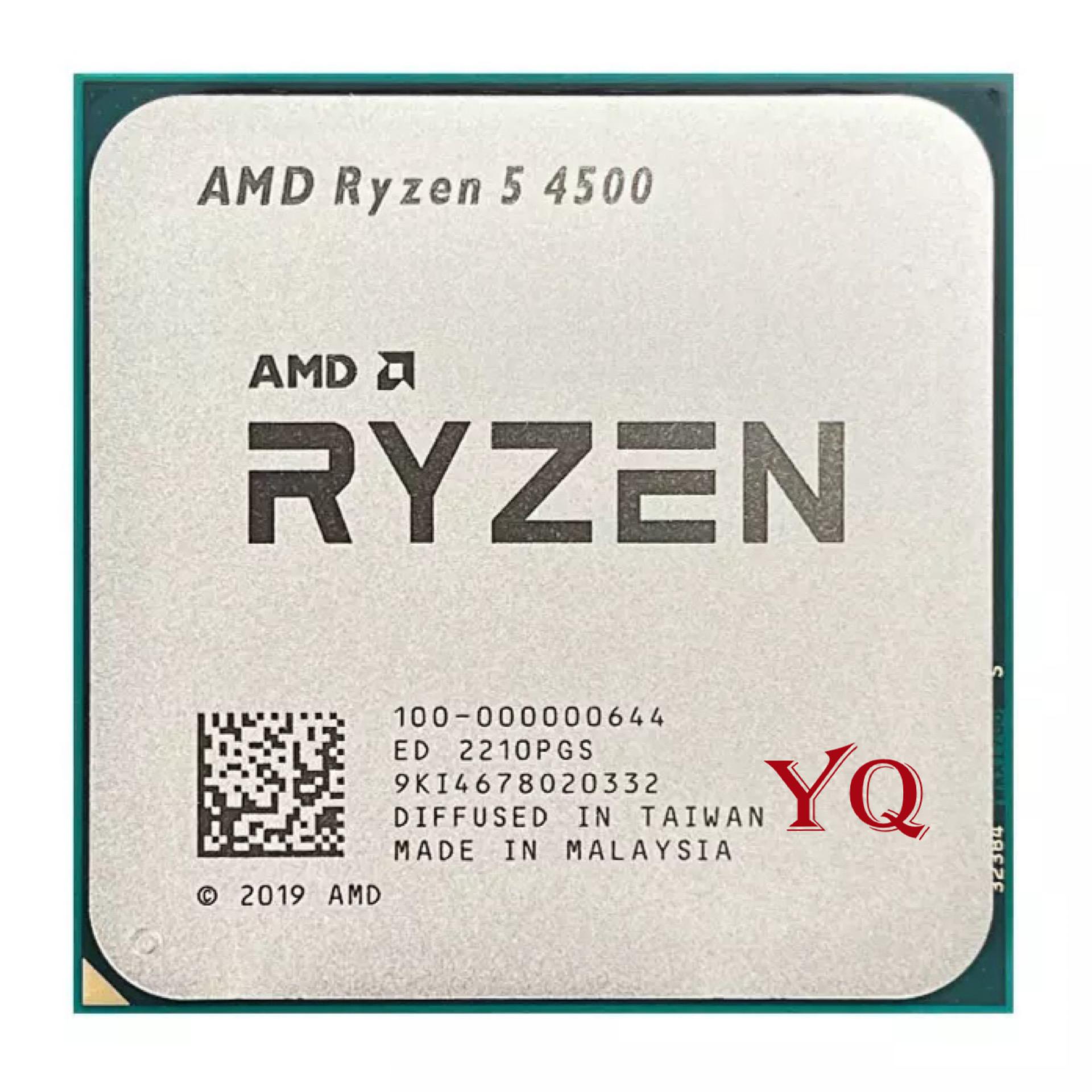 AMD Ryzen 5 4500 R5 4500 3.6 GHz 6-Core 12-sợi CPU Bộ xử lý 7NM L3 = 8M 100-000000644 AM4 MỚI nhưng không có bộ làm mát
