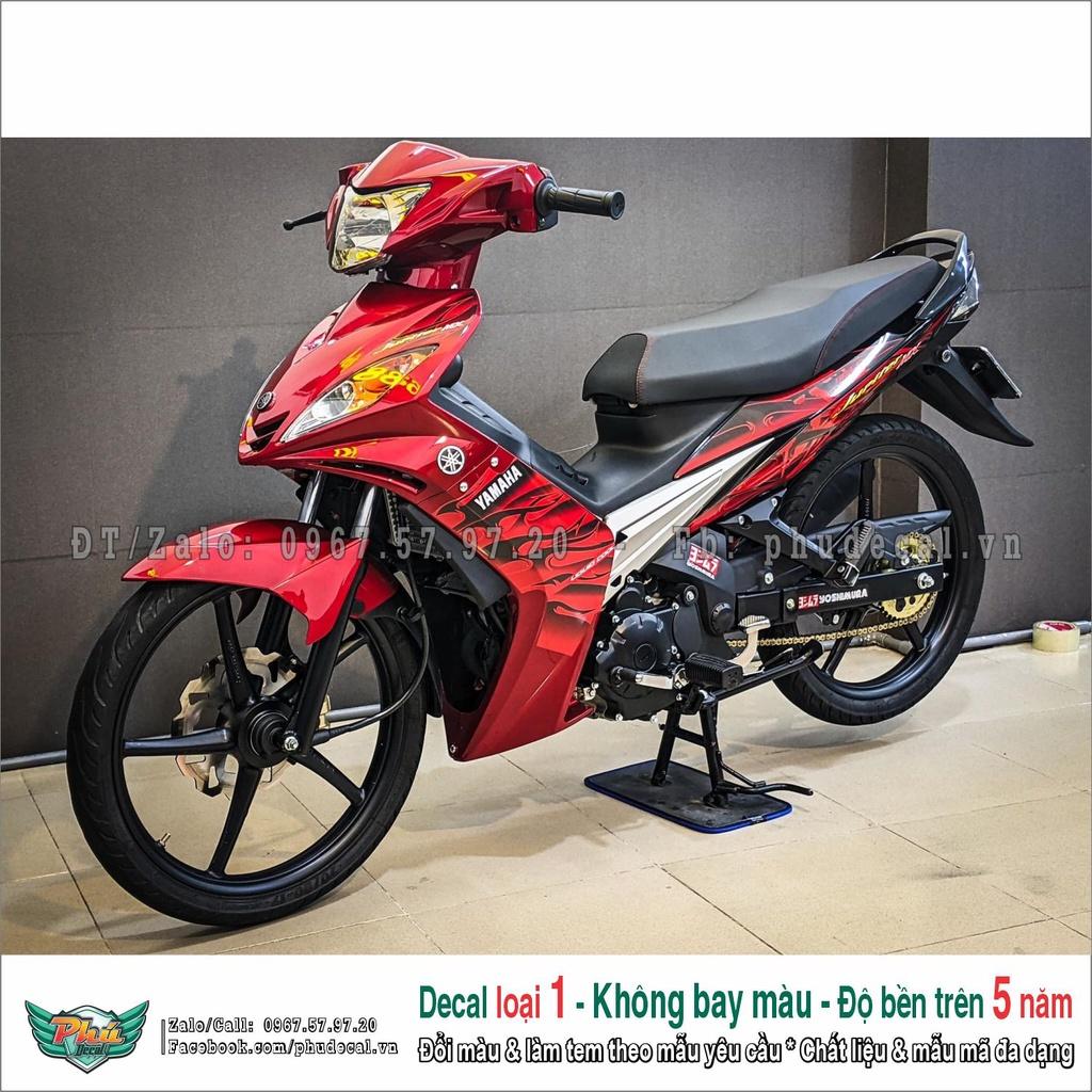 Tem rời Ex 2005-2010 đỏ đen Lửa Jupiter Mx