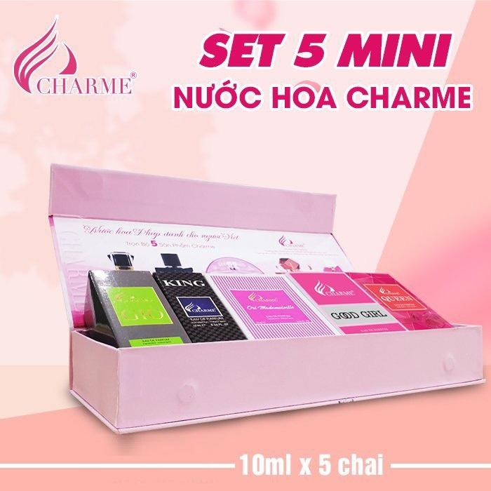 Bộ nước hoa CHARME tiện dụng 10ml dành cho các cặp đôi