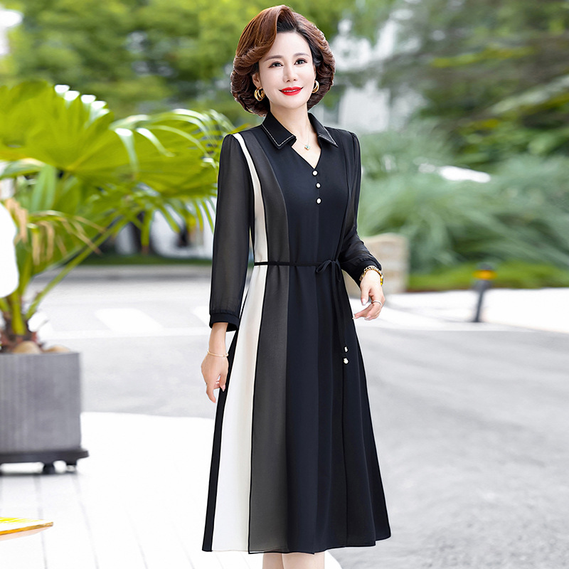 Đầm Voan Thanh Lịch Cho Mẹ VH98 - Hàng Quảng Châu Cao Cấp
