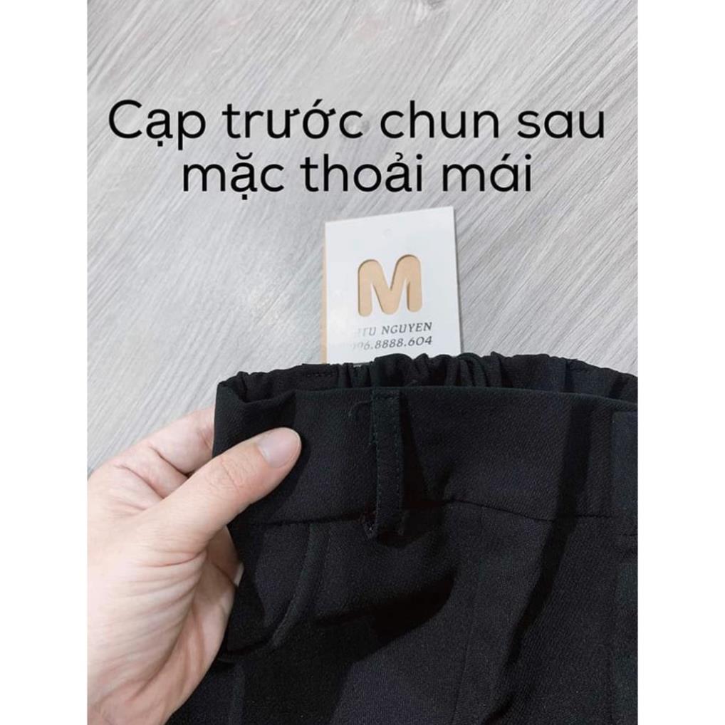 QUẦN ỐNG SUÔNG KHUY TRƯỚC CHUN SAU CO DÃN THOẢI MÁI
