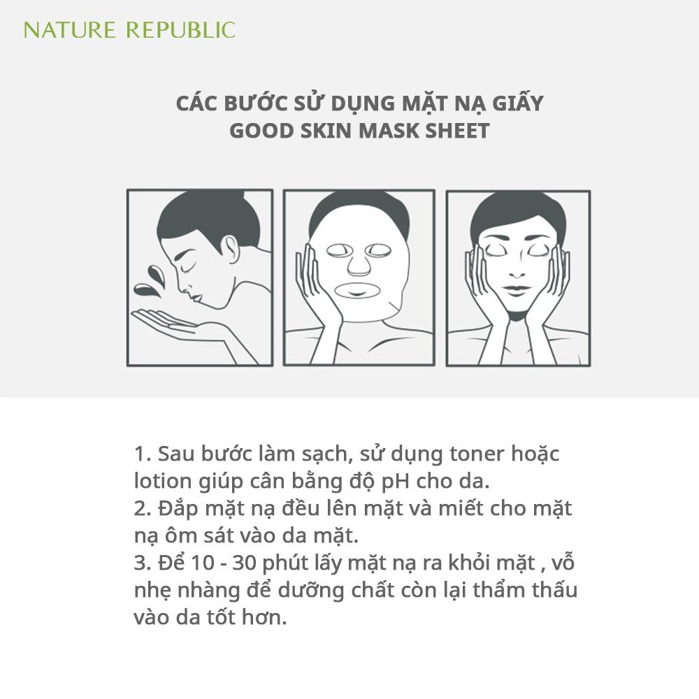 Nature Republic Mặt nạ giấy ngăn ngừa mụn Real Nature Tea Tree Mask Sheet 23ml