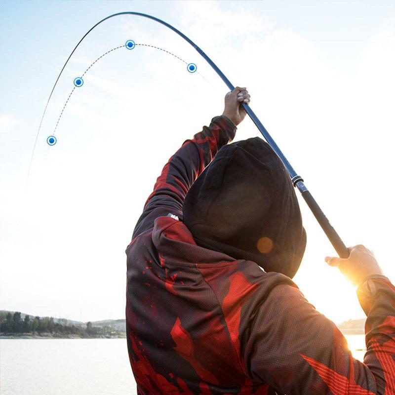 CẦN CÂU TAY - CẦN ĐƠN MARK V 6H XANH ĐEN