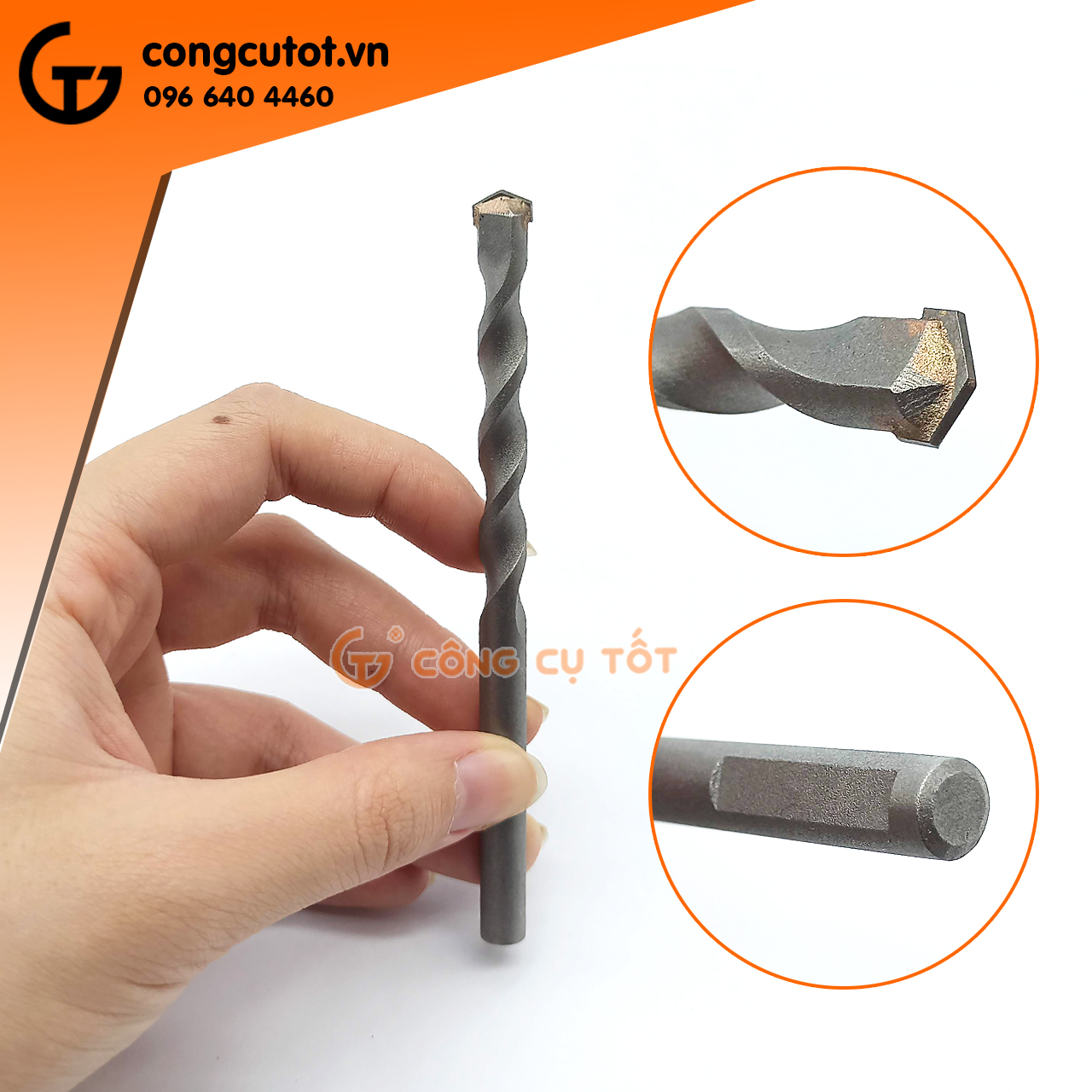 Mũi khoan định tâm cho đầu khoan rút lõi Φ8 dài 110mm