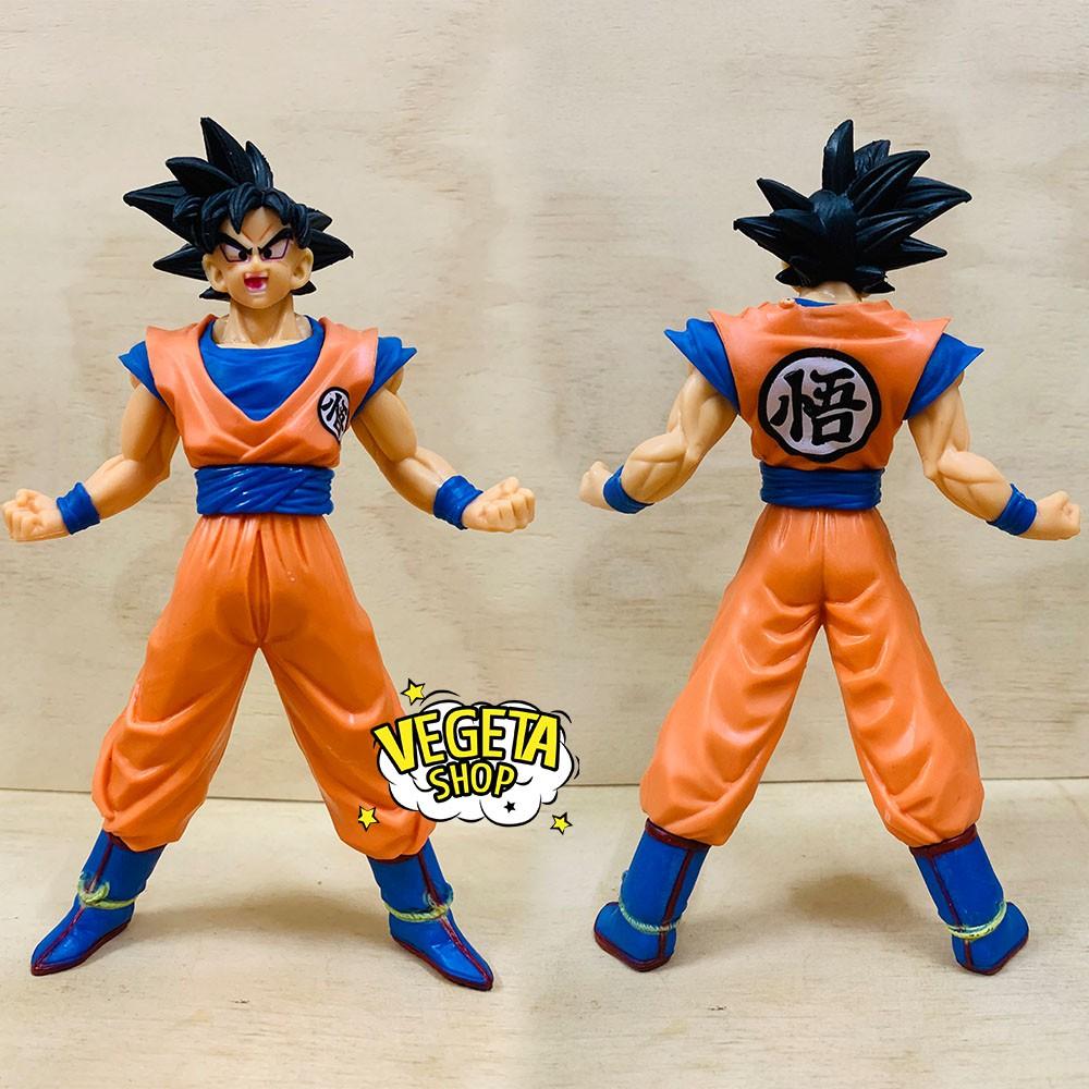 Mô hình Dragon Ball Z - Mô hình Songoku Son Goku - Goku tóc đen vận nội công - Cao 18cm