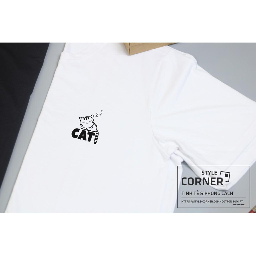 Áo thun Cotton 4 chiều Siêu mát Style Corner Mèo nhỏ