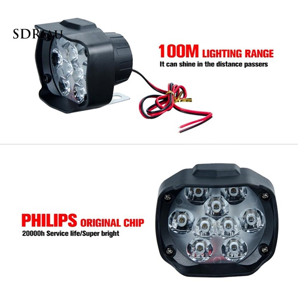 Đèn Pha Led 9/18 Bóng 3 Chế Độ Đeo Đầu