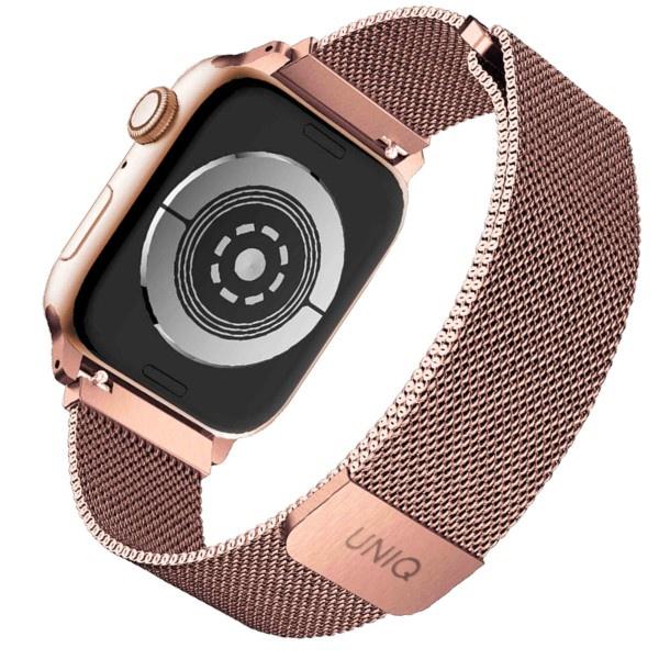 HÀNG CHÍNH HÃNG - Dây dành cho Apple Watch UNIQ Dante Mesh Steel Strap Dành Cho Series 1/8/SE Bền Bỉ Thiết Kế Sang Trọng Độc Lạ