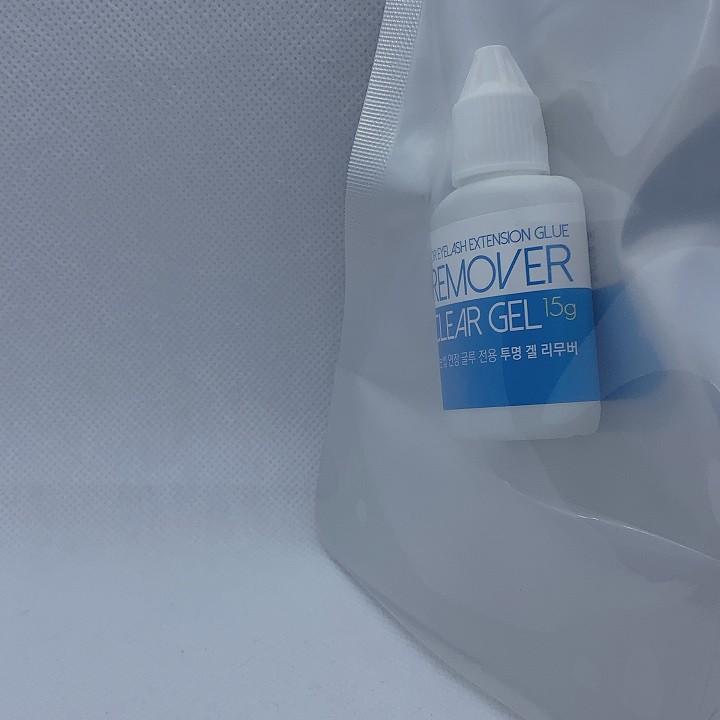 Gel tháo mi xanh remover clear gel, tháo mi nhanh, không cay