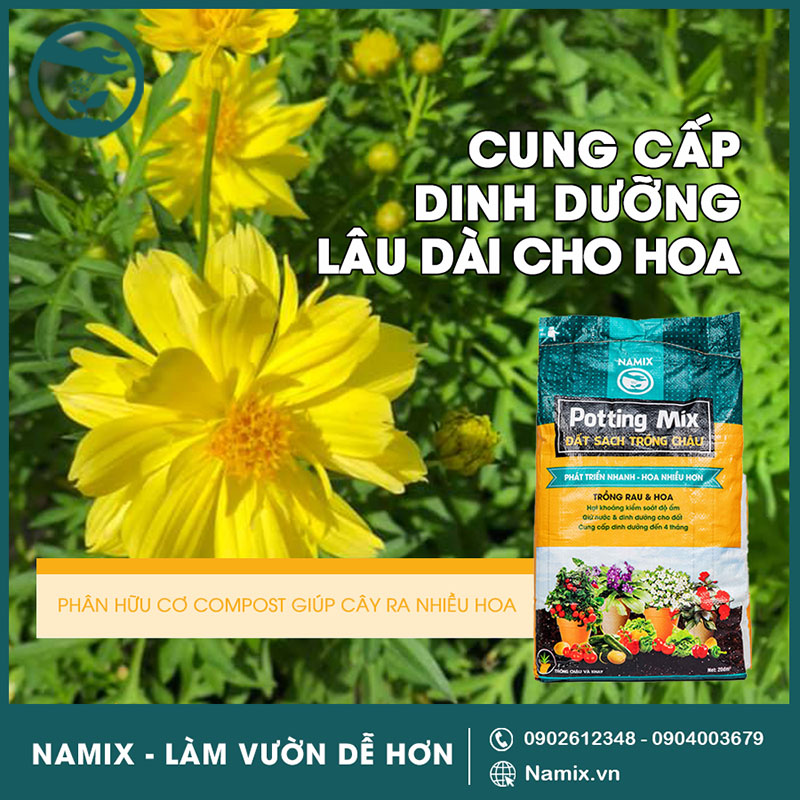 Đất trồng rau và hoa Namix (All Purpose Potting Mix)